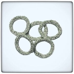 Ferret and Cat Toys, Round Ring Toys, Gray and Pink, Gift for Ferrets or…